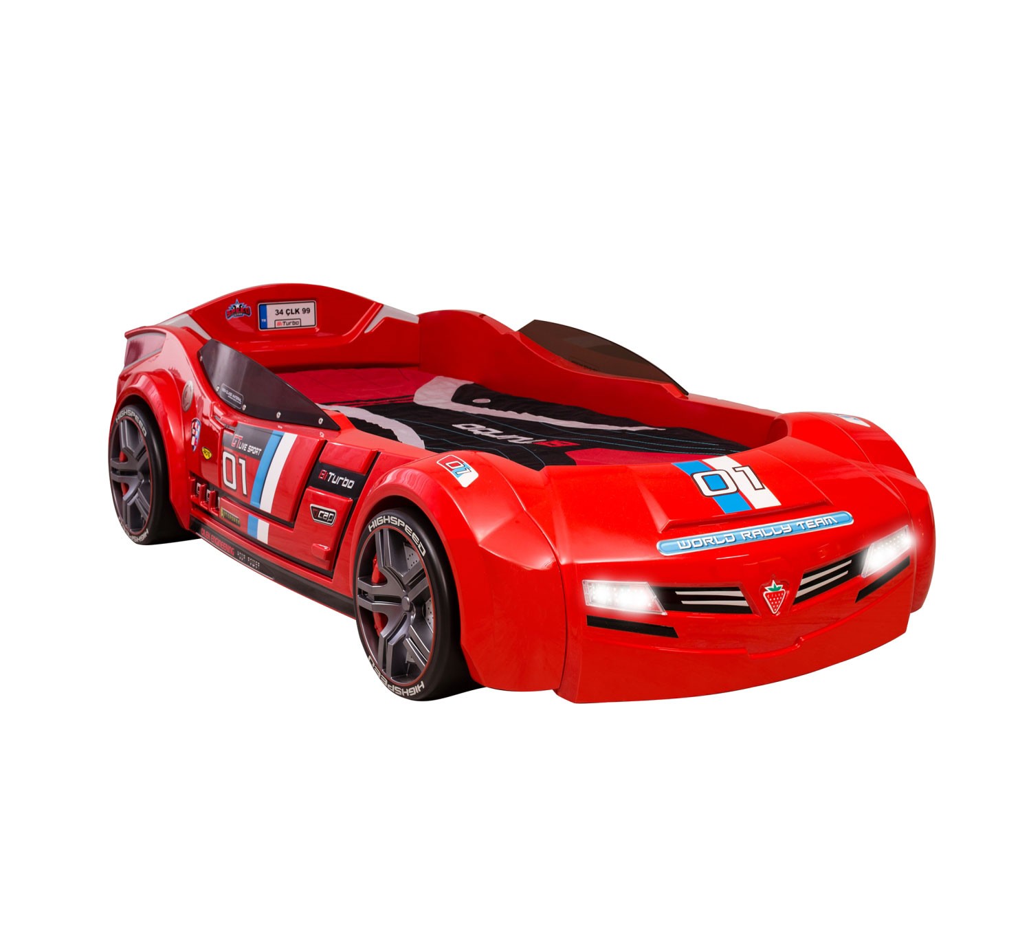 Biturbo Carbed (Red) (90x195 Cm)
