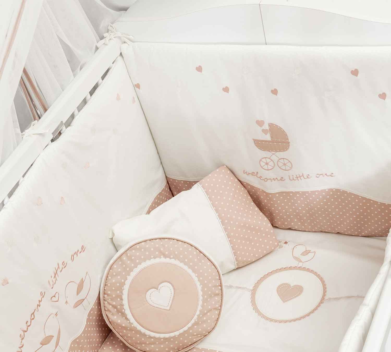 Romantic Baby Bedding Set (80x130 Cm)