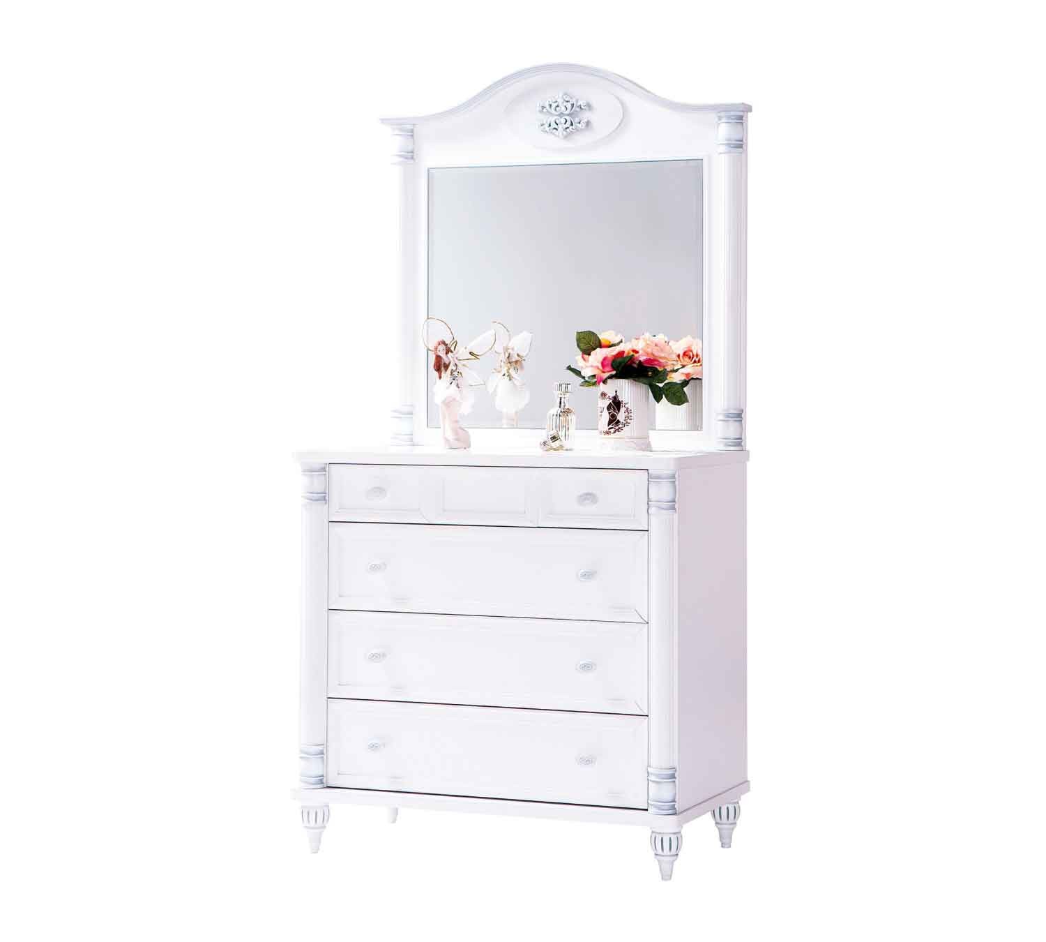 Romantic Dresser & Mirror